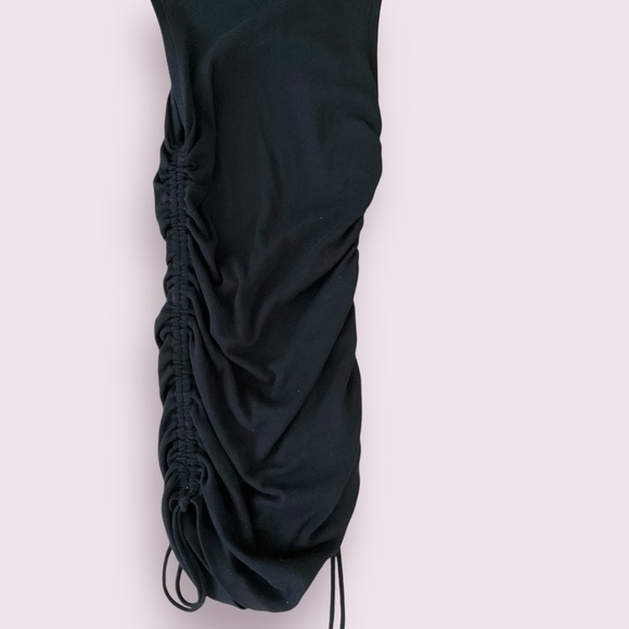 Good American Rouched Sides Cotton Tank Dress - Picture 8 of 11